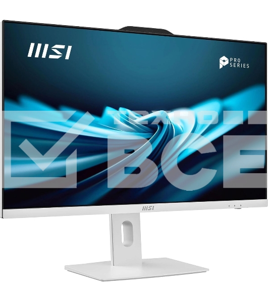 Моноблок MSI Pro AP272P 14M-616RU 27' Full HD i5 14400 (2.5) 16Gb SSD512Gb UHDG 730 Windows 11 Professional GbitEth WiFi BT 120W клавиатура мышь Cam белый 1920x1080 (9S6-AF8322-818)