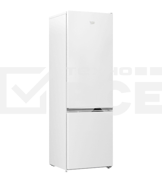 Холодильник Beko B1RCSK251W белый, двухкамерный 175/65л морозилка снизу