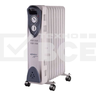 Масляный обогреватель Engy EN-2209 Modern (9 секций) белый, 2000 Вт, 20 м2, термостат