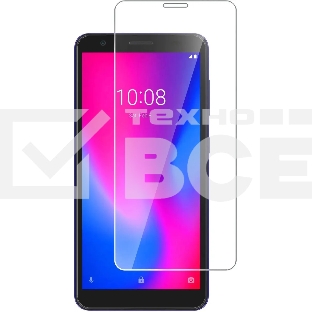 Защитное стекло для экрана BoraSCO Hybrid Glass для ZTE Blade A3 (2020) антиблик, 62.8 х 139 мм, 2.5D, прозрачный