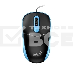 Мышь проводная Genius DX-111 черно-синий, 1200 dpi, USB, кнопки - 3, фото 1