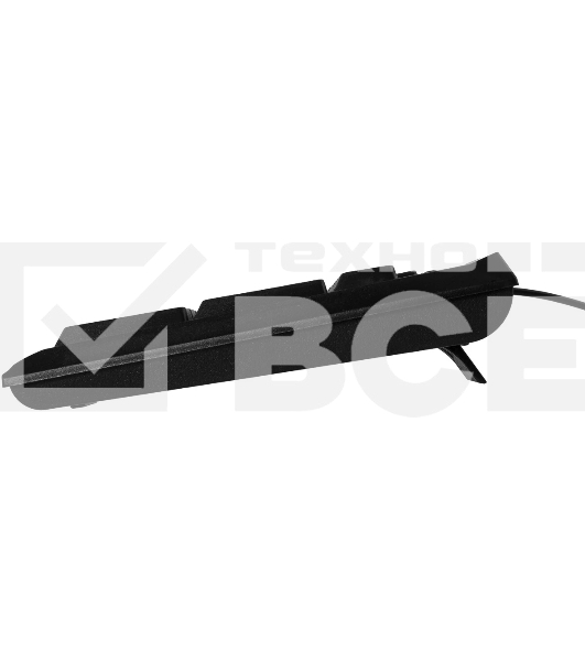 Клавиатура проводная CBR KB 105 USB, 104 кл., офисн., 2,0 м, Русская раскладка синего цвета