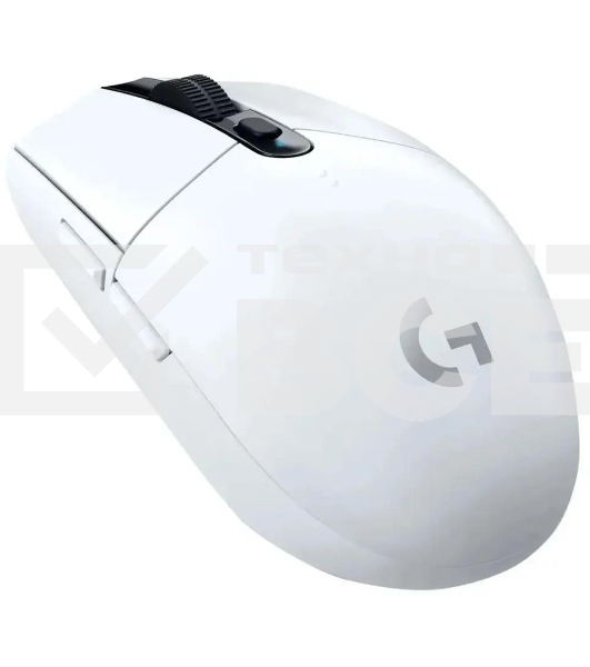 Мышь беспроводная Logitech G304 Lightspeed белый, 12000 dpi, радиоканал, USB, кнопки - 6