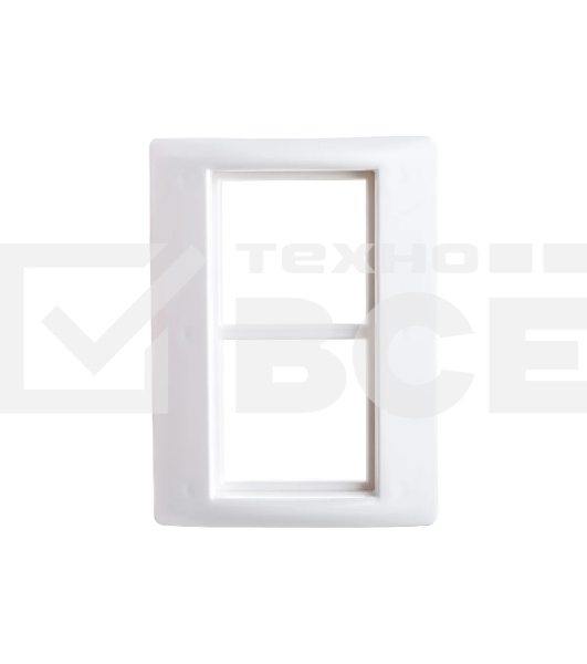 Рамка 4 мод. Праймер с суппортом 75 мм бел. ИЭК CKK-40D-RSU4-075-K01