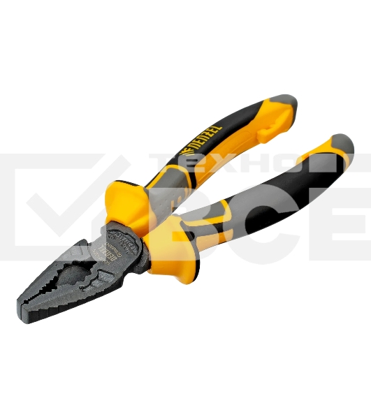 Плоскогубцы комбинированные Denzel 165 мм, трехкомпонентные рукоятки