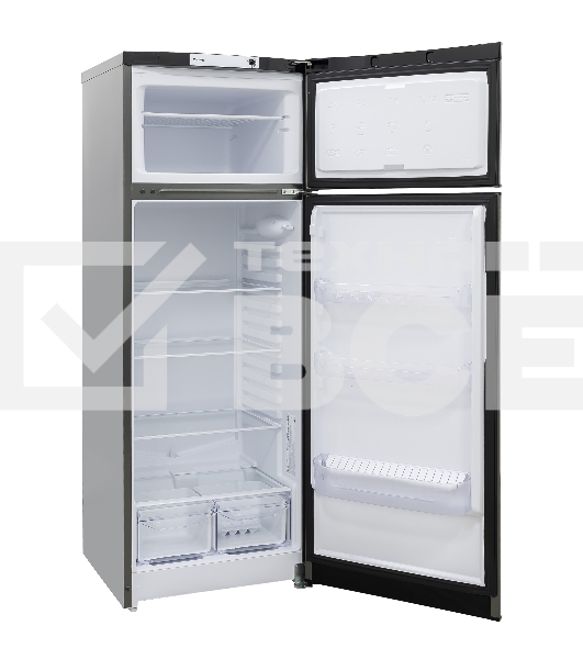 Холодильник Indesit TIA 16 NG серый/черный двухкамерный 245/51 л морозилка сверху, капельная система
