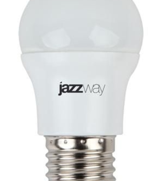Лампа светодиодная JazzWay PLED-SP-G45 7Вт шар 3000К теплый белый E27 540лм 230В