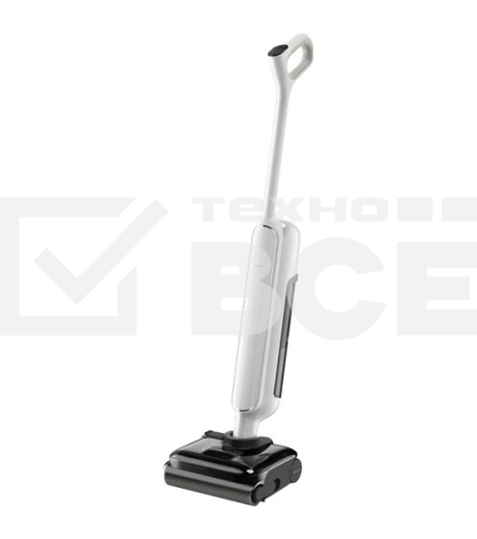 Пылесос вертикальный моющий Xiaomi Truclean W30 Pro Wet Dry Vacuum EU белый, питание от аккумулятора, 200 Вт, уборка сухая/влажная, пылесборник 0.7 л