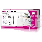 Кронштейн для мониторов Ultramounts UM737 черный 17'-32' макс.8кг крепление к столешнице поворот и наклон, фото4