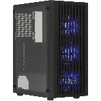 Корпус PcCooler MA100 MESH BK черный без БП ATX 3x120mm 1xUSB2.0 1xUSB3.0 audio bott PSU, фото 1