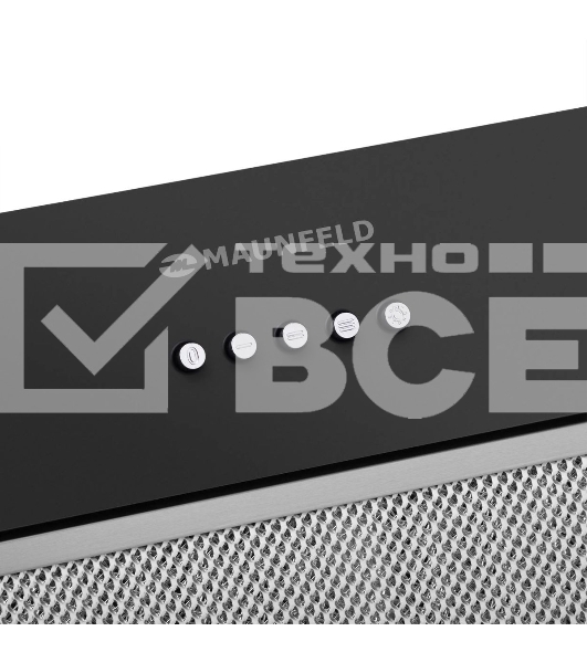 Вытяжка встраиваемая Maunfeld Thames 601M черный, 60 см, 520 куб. м/ч, 45 дБ