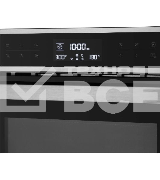 Шкаф духовой электрический с функцией СВЧ Maunfeld MCMO.44.9S, встраиваемый