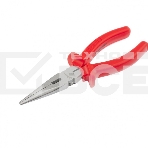 Длинногубцы Matrix Econom, 180 мм, прямые шлифованные, пластмассовые рукоятки, фото2