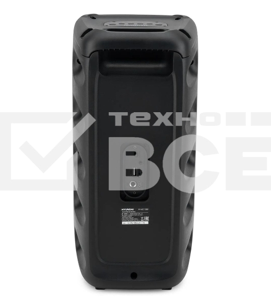 Минисистема Hyundai H-MC1230 черный 40Вт FM USB BT micro SD