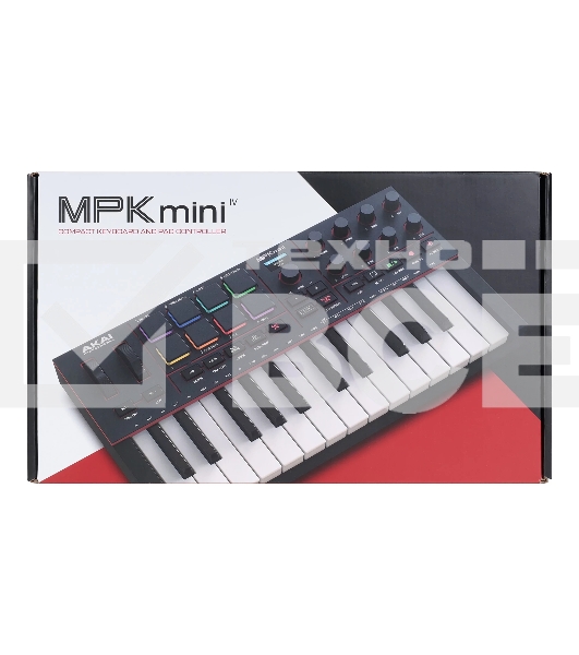 Миди-клавиатура AKAI MPK Mini IV черный миди-клавиатура