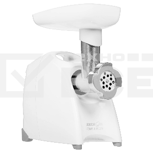 Мясорубка электрическая Аксион М41.02 белый, 1700 Вт, 2.0 кг/мин, реверс, защита от перегрузки, насадки - 8