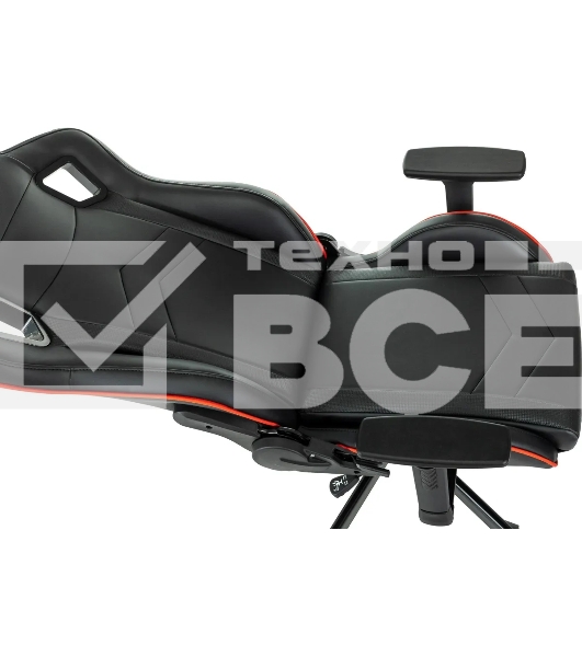 Кресло игровое A4Tech Bloody GC-840 черный, сиденье черный, эко.кожа, с подголов. крестов. металл черный, пластик черный