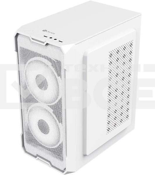 Корпус Оклик OCC-MN302F белый без БП mATX 1xUSB2.0 1xUSB3.0 audio