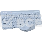 Клавиатура + мышь A4Tech Fstyler FG3300 Air2 клав:синий мышь:синий USB беспроводная slim Multimedia, фото5