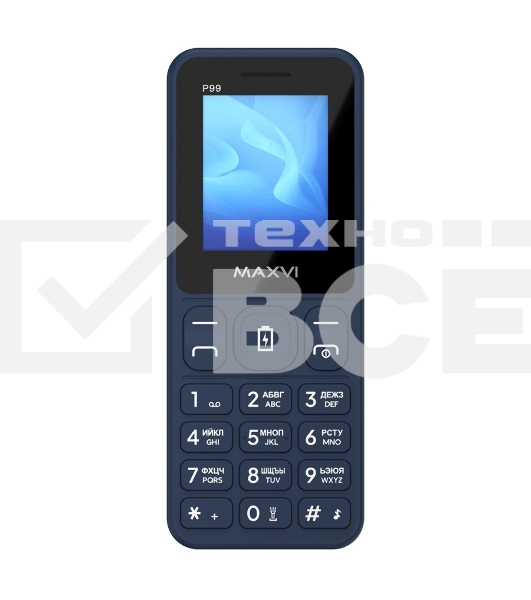 Мобильный телефон Maxvi P99 синий