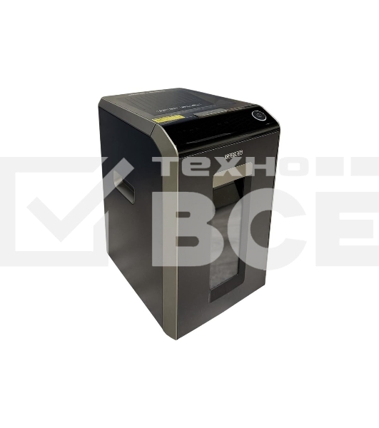 Шредер Office Kit SA200M 1,9х10 черный/серый с автоподачей (секр.P-5) фрагменты 220лист. 40лтр. скобы пл.карты
