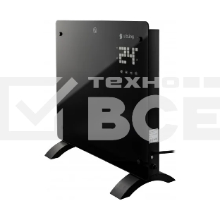 Обогреватель конвекционный Sibling Powerspace-GHB10, черный, 1000 Вт, 15 м2, электронный термостат, Wi-Fi