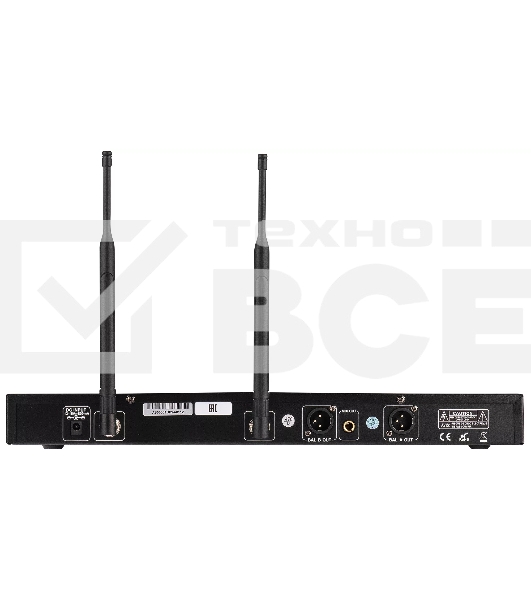 Радиосистема ITC T-521US UHF двухканальная радиосистема с двумя головными микрофонами, LCD дисплей, частотный диапазон 470-510 MHz.