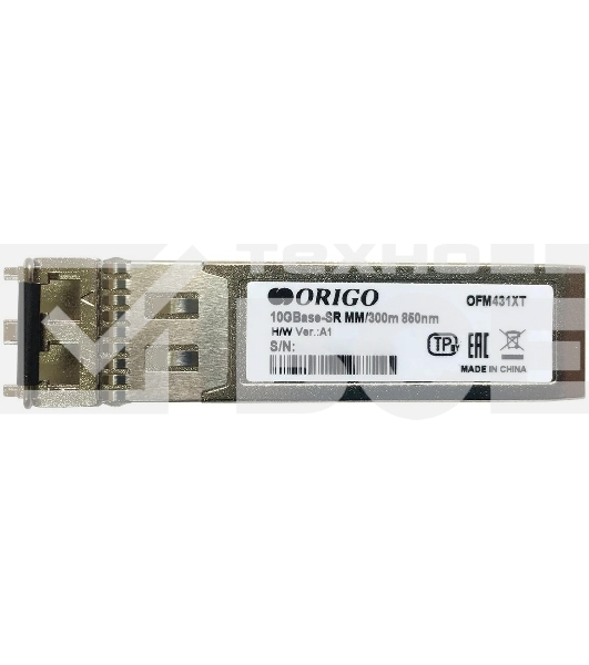 Трансивер ORIGO OFM431XT SFP+ Transceiver, 10GBase-SR, Duplex LC, 850nm, Multi-mode, 300M