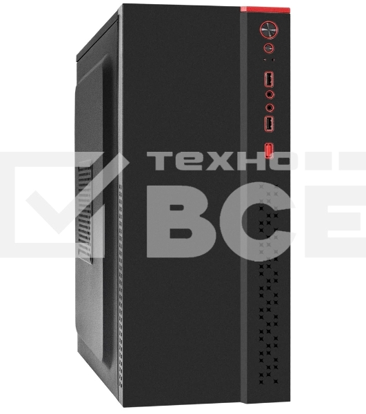 Компьютерный корпус Miditower ExeGate AA-443U-UNS350 (ATX, БП UNS350 с вент. 12см, 2хUSB+1хUSB 3.0+HD Audio, черный)