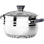 Кастрюля Lara LR02-470 Mercury 2,1 л, 16 см, нержавеющая сталь, с крышкой, фото2