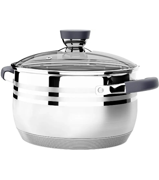 Кастрюля Lara LR02-470 Mercury 2,1 л, 16 см, нержавеющая сталь, с крышкой