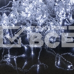 Гирлянда светод. Funray Занавес CL-320W, 3x2,5м,320LED,хол.белый,прозрачный шн. 2,5м,220в,IP20,контр, фото 1