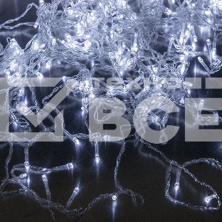 Гирлянда светод. Funray Занавес CL-320W, 3x2,5м,320LED,хол.белый,прозрачный шн. 2,5м,220в,IP20,контр