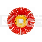 Щетка для дрели Denzel 65 мм, плоская, со шпилькой, нейлоновая щетина, фото6