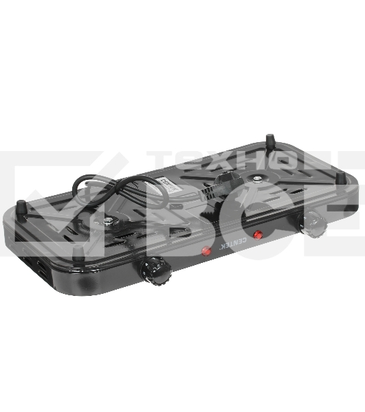 Плита настольная электрическая Centek CT-1507 черный, 2конф ЧУГУН 155мм, 2000Вт, индикатор работы