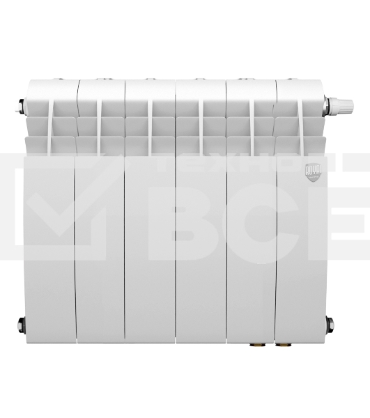 Радиатор Royal Thermo BiLiner 350 Bianco Traffico VR80 - 6 секц.