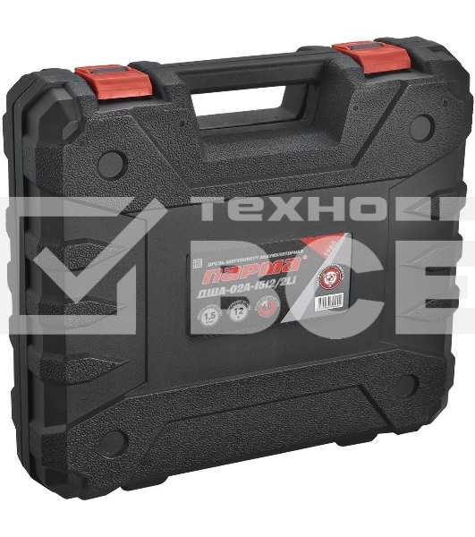 Дрель-шуруповерт аккумуляторная Парма ДША-02А-1512/2Li 02.021.00014