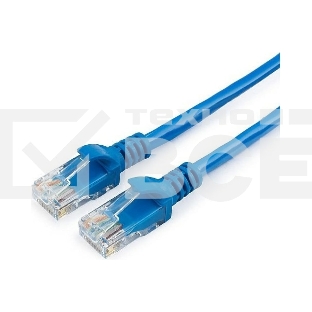 Патч-корд CCA light UTP Гарнизон PC-UTP-5e-1.5-B кат.5e, 1.5м, литой, многожильный (синий)