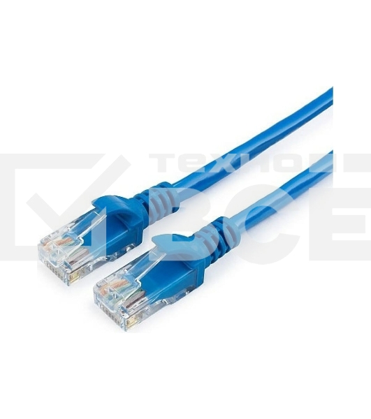 Патч-корд CCA light UTP Гарнизон PC-UTP-5e-1.5-B кат.5e, 1.5м, литой, многожильный (синий)