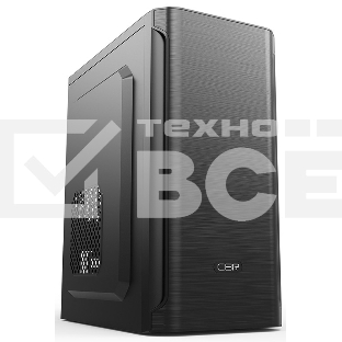 Компьютерный корпус CBR PCC-MATX-MX10-450W2 Компьютерный корпус mATX Minitower MX10, c БП PSU-ATX450-08EC (450W/80mm), 2*USB 2.0, HD Audio+Mic, Black