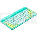 Клавиатура A4Tech Fstyler FBK30 беспроводная, USB, Bluetooth/Радиоканал, зеленый, фото4