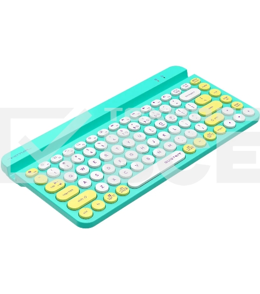 Клавиатура A4Tech Fstyler FBK30 беспроводная, USB, Bluetooth/Радиоканал, зеленый