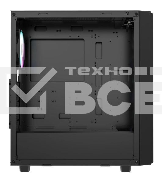 Корпус  Ocypus Gamma C70 BK ARGB  ATX / win / black / 4 ARGB fans / no PSU / Tempered Glass