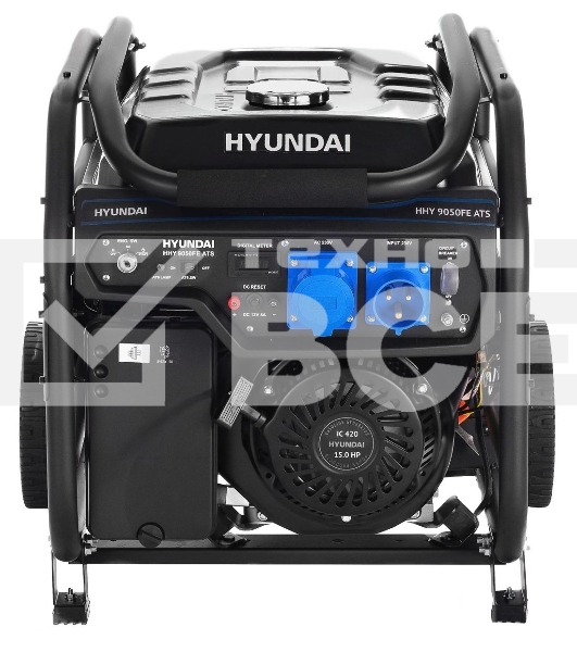 Электрогенератор бензиновый Hyundai HHY 9050FE ATS, 6.5 кВт, 74 дБ, 97 кг