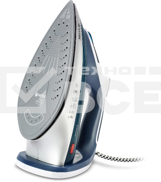 Утюг Vitek VT-8306 2400Вт белый/зеленый