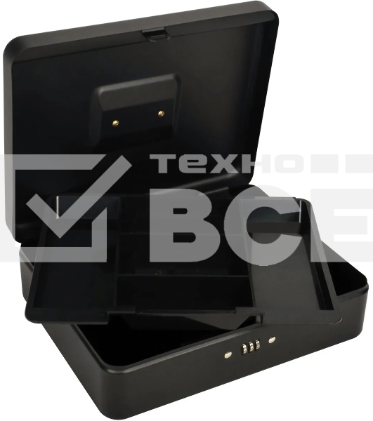Ящик для денег без номинала Cactus CS-DCB-004 90x300x240 графитовый