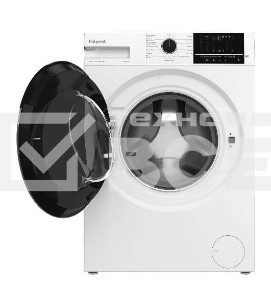Стиральная машина с сушкой Hotpoint WDSH 75549 VWX белый, 7,5 кг