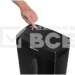 Шредер Fellowes PowerShred Р-42С черный (секр.P-4) фрагменты 8лист. 15лтр. скрепки скобы пл.карты, фото2