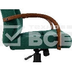 Кресло руководителя Бюрократ T-9928WALNUT Fabric Italia Green зеленый, крестов. металл/дерево, фото22