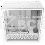 Компьютерный корпус без блока питания NZXT H5 Flow (2024), Midi-Tower, TG, 2x120мм, 1xUSB-A 3.2 + 1xUSB-C 3.2, E-ATX, ATX, mATX, mITX белый, фото11